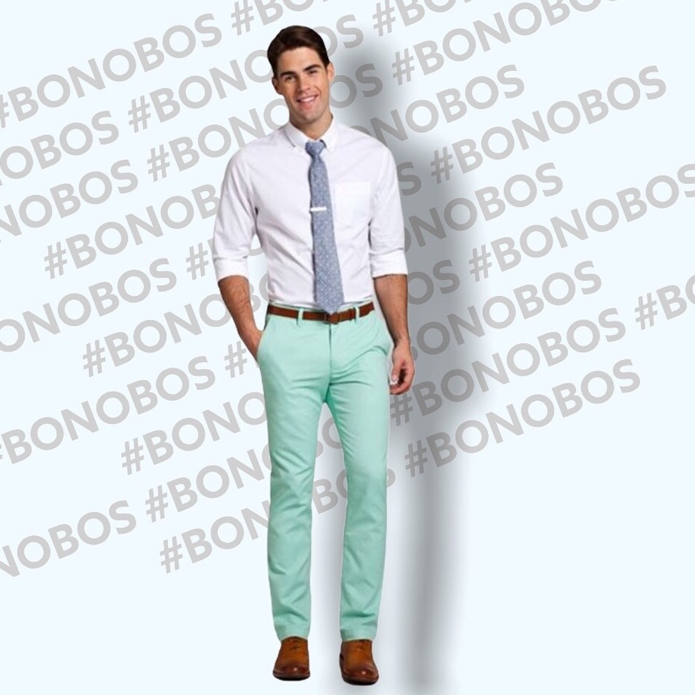 BONOBOS Oxelys light green Pants - Picture 8 of 12
